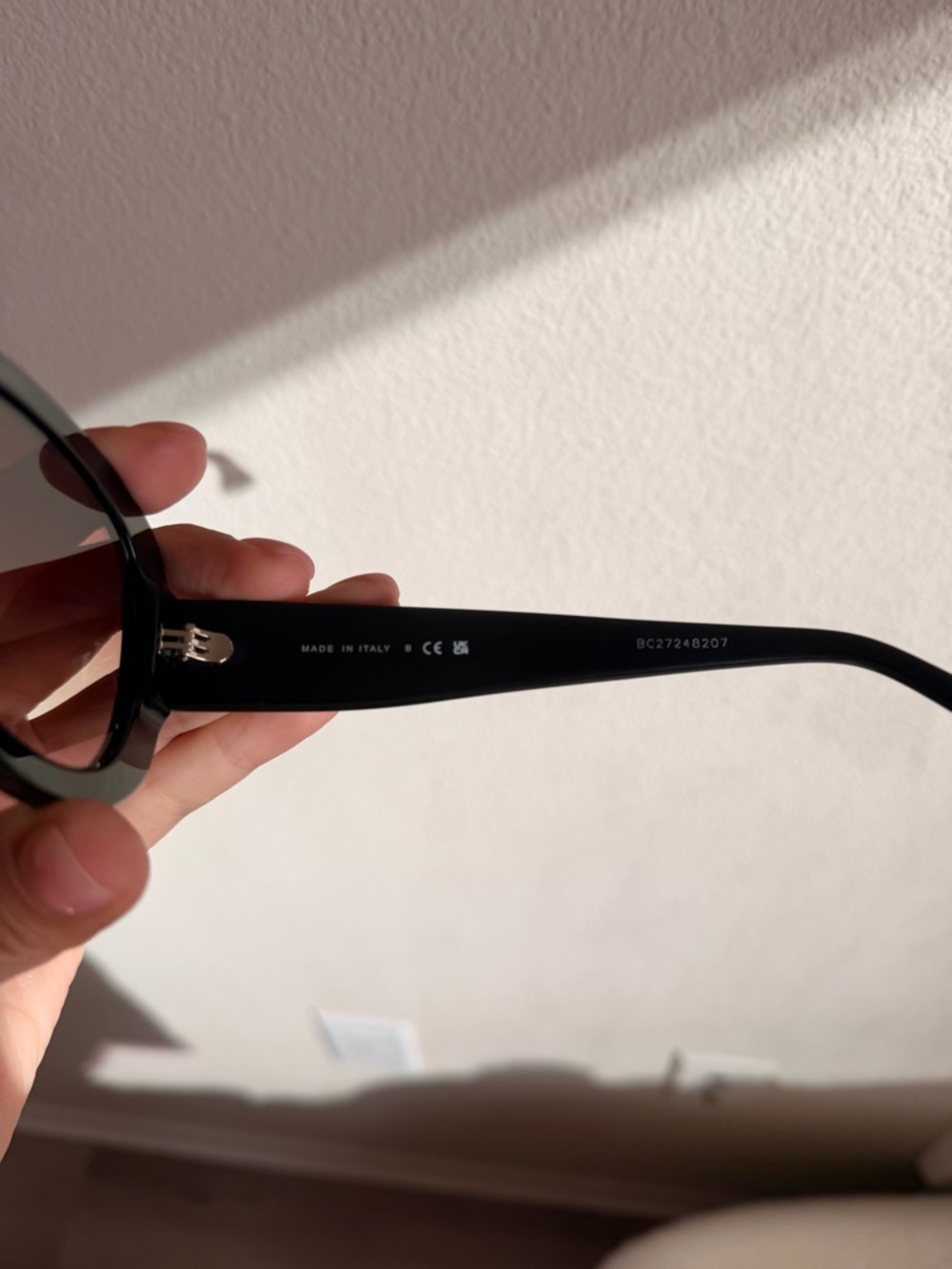 CHANEL Black Round Logo Sunglasses with Gold & Crystal CC Emblem - Picture 5 of 10